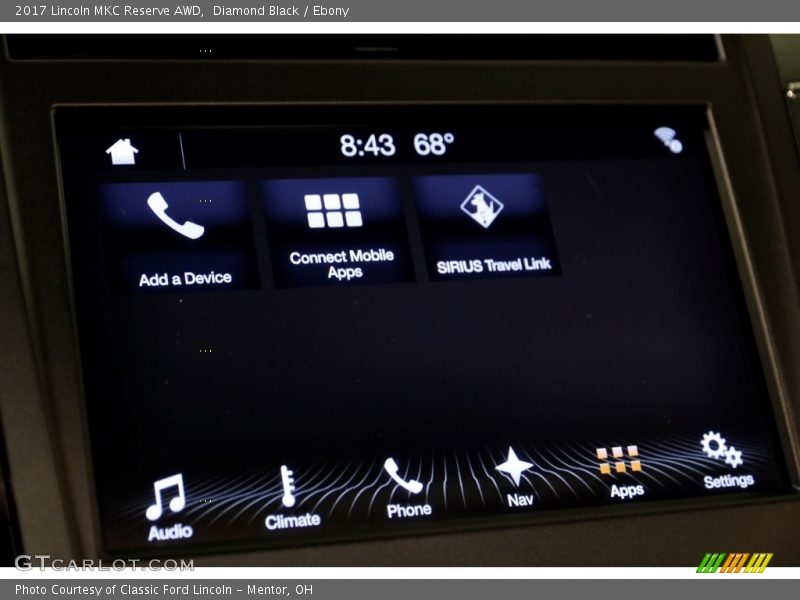 Diamond Black / Ebony 2017 Lincoln MKC Reserve AWD