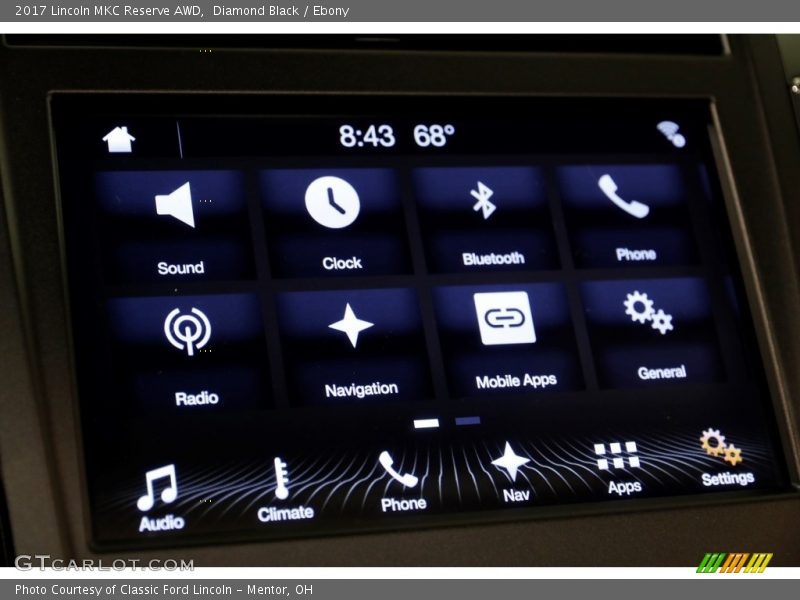 Diamond Black / Ebony 2017 Lincoln MKC Reserve AWD