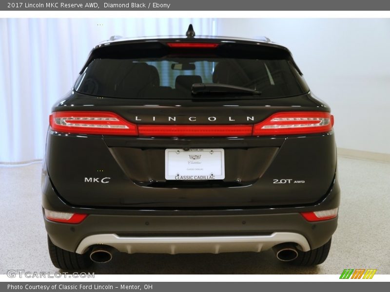 Diamond Black / Ebony 2017 Lincoln MKC Reserve AWD