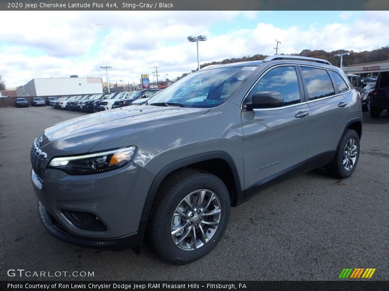 Sting-Gray / Black 2020 Jeep Cherokee Latitude Plus 4x4