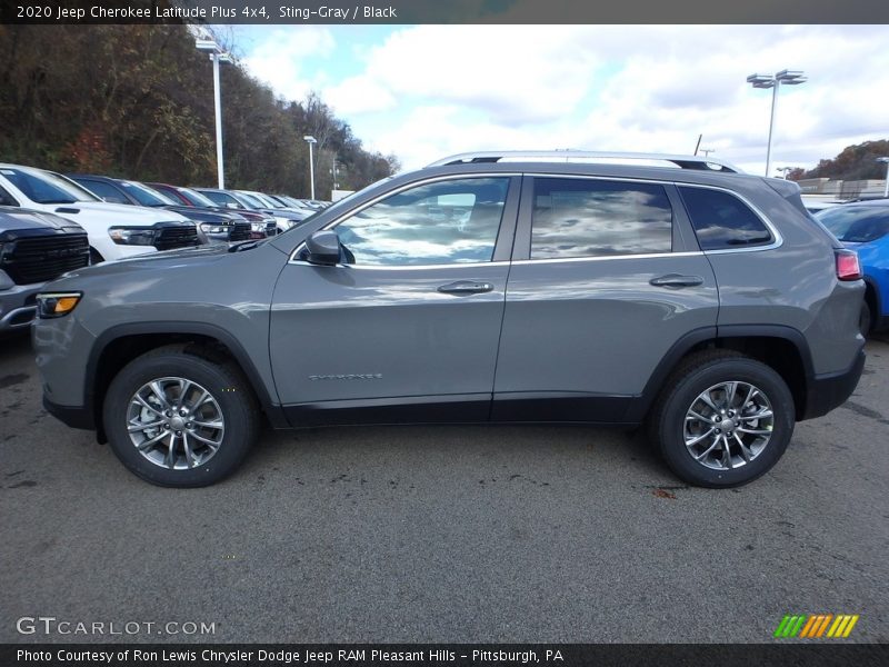 Sting-Gray / Black 2020 Jeep Cherokee Latitude Plus 4x4