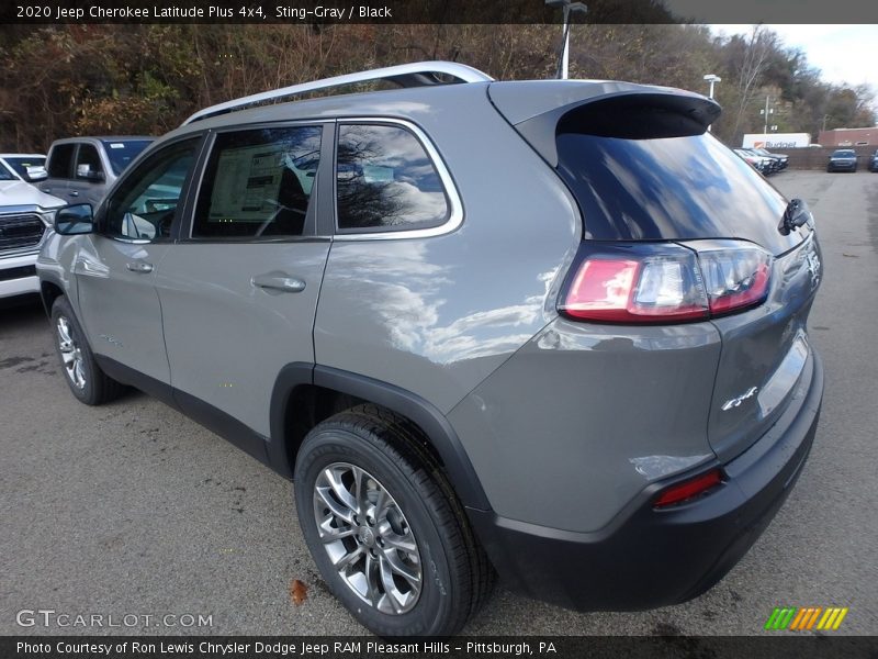 Sting-Gray / Black 2020 Jeep Cherokee Latitude Plus 4x4