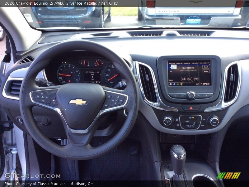 Silver Ice Metallic / Ash Gray 2020 Chevrolet Equinox LS AWD