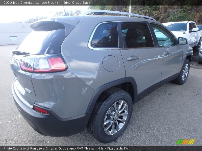 Sting-Gray / Black 2020 Jeep Cherokee Latitude Plus 4x4