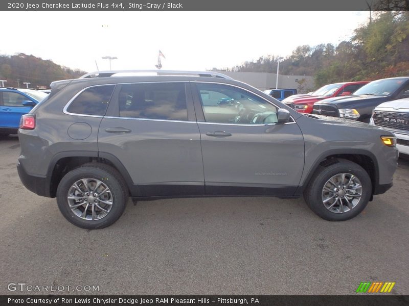 Sting-Gray / Black 2020 Jeep Cherokee Latitude Plus 4x4