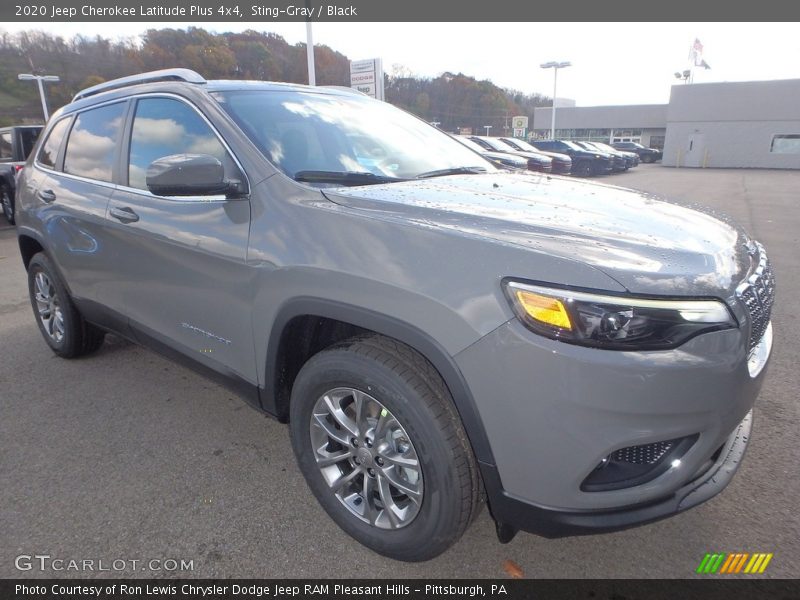 Sting-Gray / Black 2020 Jeep Cherokee Latitude Plus 4x4
