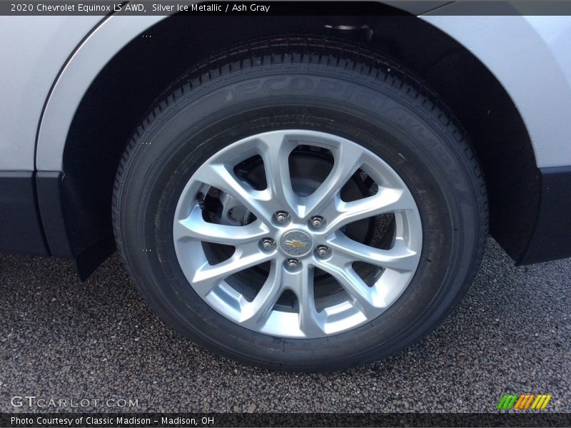 Silver Ice Metallic / Ash Gray 2020 Chevrolet Equinox LS AWD