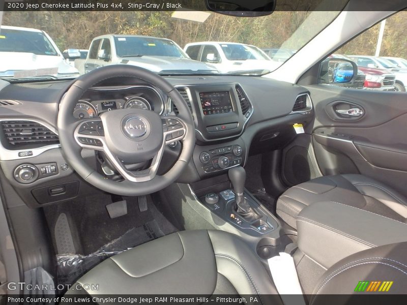 Sting-Gray / Black 2020 Jeep Cherokee Latitude Plus 4x4