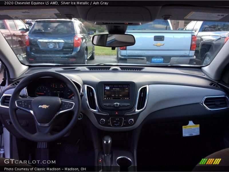 Silver Ice Metallic / Ash Gray 2020 Chevrolet Equinox LS AWD