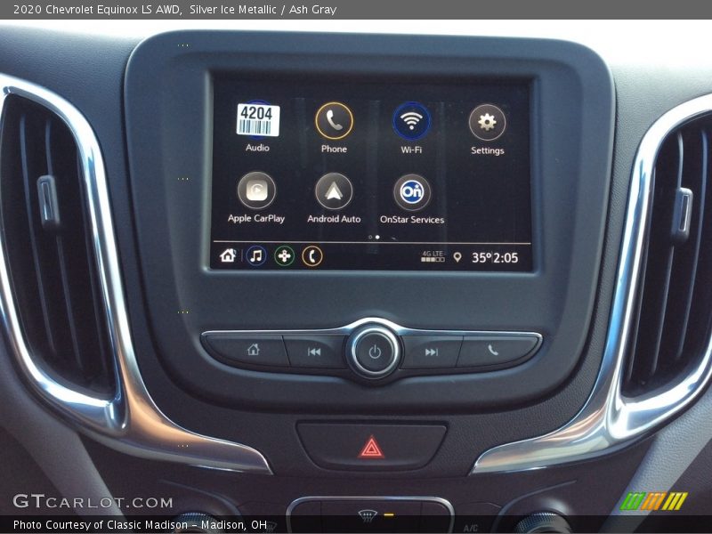Silver Ice Metallic / Ash Gray 2020 Chevrolet Equinox LS AWD