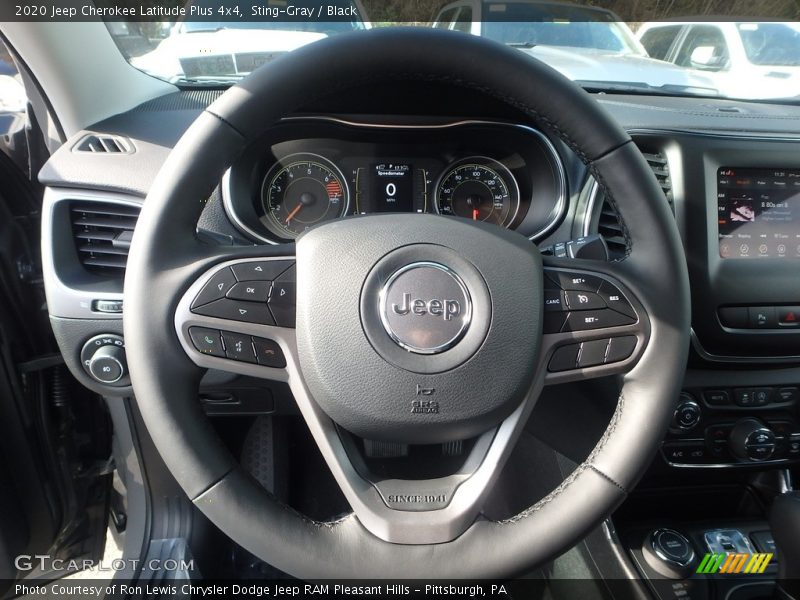 Sting-Gray / Black 2020 Jeep Cherokee Latitude Plus 4x4