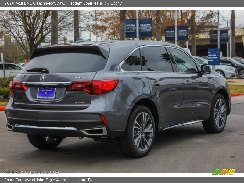 Modern Steel Metallic / Ebony 2020 Acura MDX Technology AWD