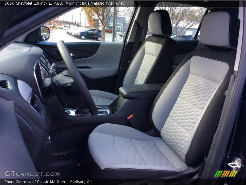 Midnight Blue Metallic / Ash Gray 2020 Chevrolet Equinox LS AWD