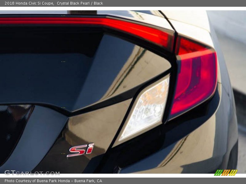 Crystal Black Pearl / Black 2018 Honda Civic Si Coupe