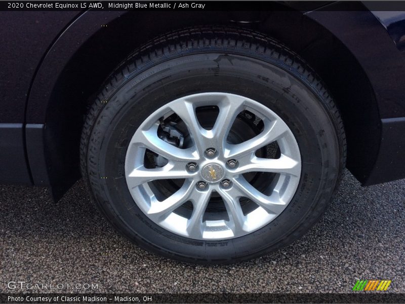 Midnight Blue Metallic / Ash Gray 2020 Chevrolet Equinox LS AWD
