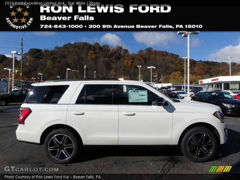 Star White / Ebony 2020 Ford Expedition Limited 4x4