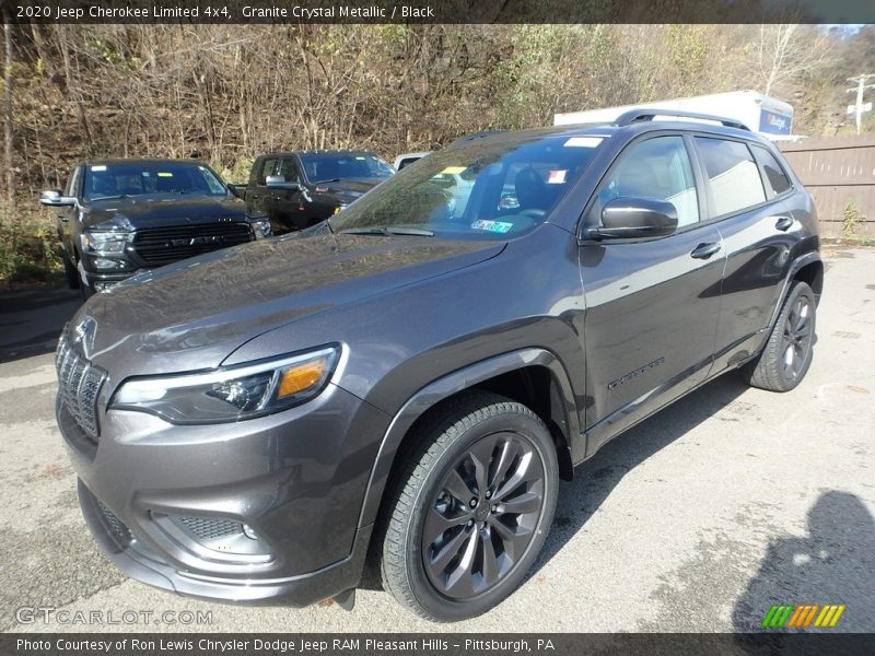 Granite Crystal Metallic / Black 2020 Jeep Cherokee Limited 4x4