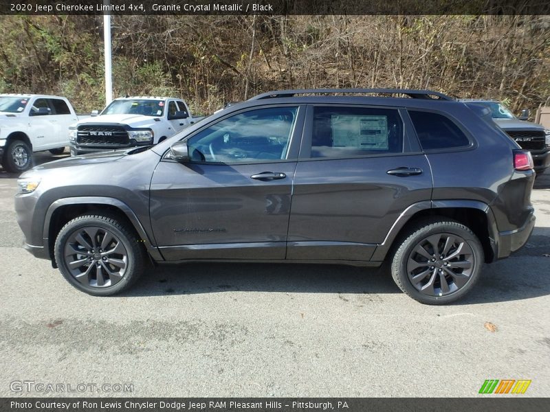 Granite Crystal Metallic / Black 2020 Jeep Cherokee Limited 4x4