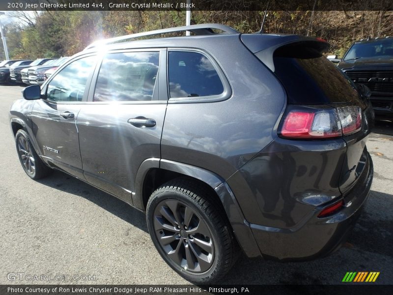 Granite Crystal Metallic / Black 2020 Jeep Cherokee Limited 4x4
