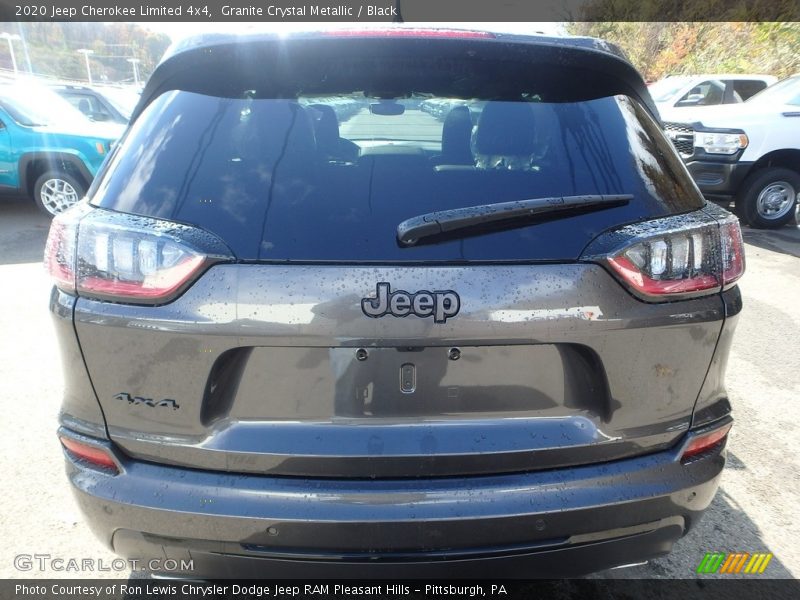 Granite Crystal Metallic / Black 2020 Jeep Cherokee Limited 4x4