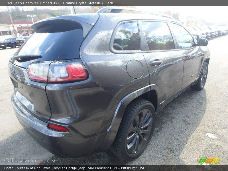 Granite Crystal Metallic / Black 2020 Jeep Cherokee Limited 4x4