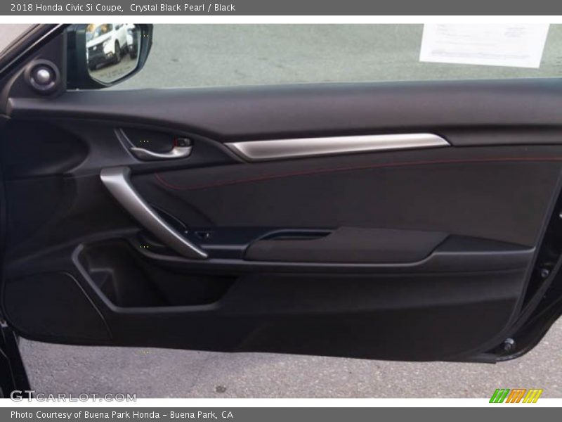 Crystal Black Pearl / Black 2018 Honda Civic Si Coupe