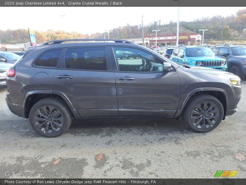 Granite Crystal Metallic / Black 2020 Jeep Cherokee Limited 4x4