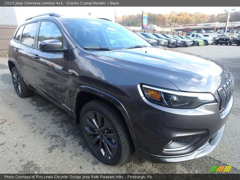 Granite Crystal Metallic / Black 2020 Jeep Cherokee Limited 4x4
