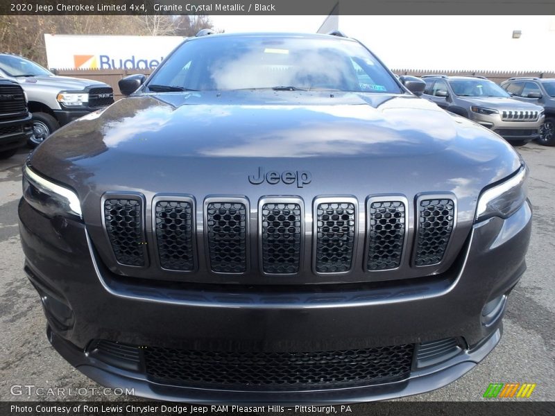 Granite Crystal Metallic / Black 2020 Jeep Cherokee Limited 4x4