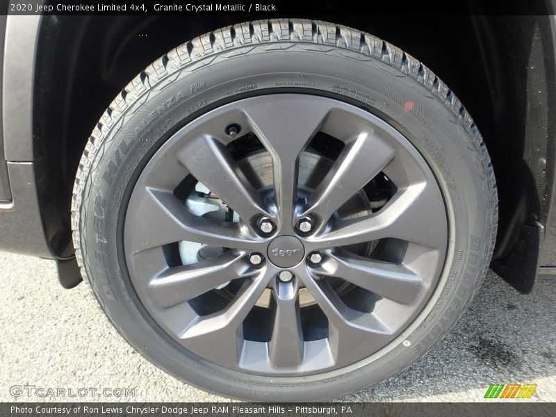 Granite Crystal Metallic / Black 2020 Jeep Cherokee Limited 4x4