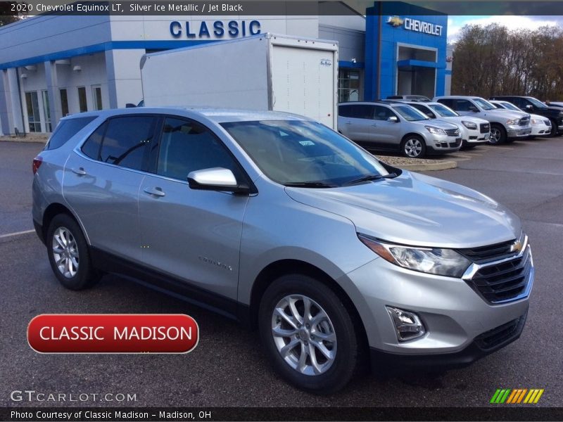 Silver Ice Metallic / Jet Black 2020 Chevrolet Equinox LT