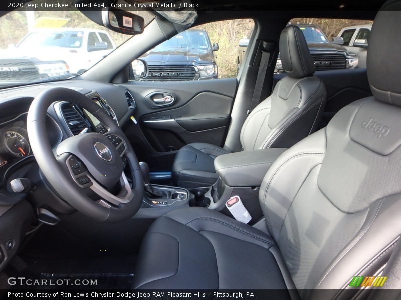 Granite Crystal Metallic / Black 2020 Jeep Cherokee Limited 4x4