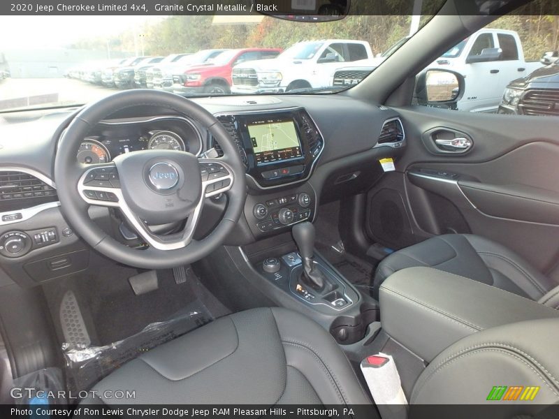 Granite Crystal Metallic / Black 2020 Jeep Cherokee Limited 4x4