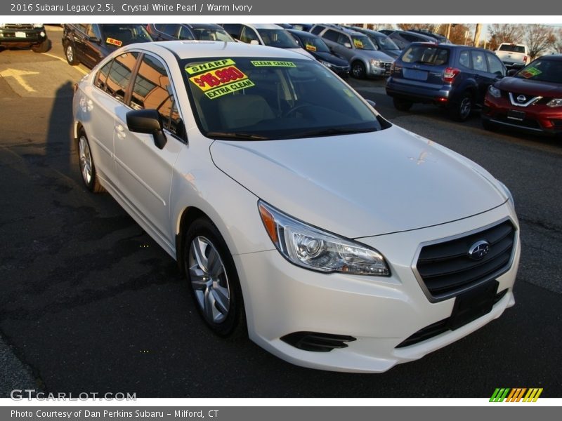 Crystal White Pearl / Warm Ivory 2016 Subaru Legacy 2.5i