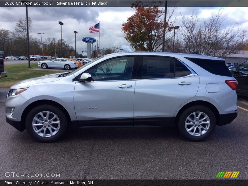 Silver Ice Metallic / Jet Black 2020 Chevrolet Equinox LT