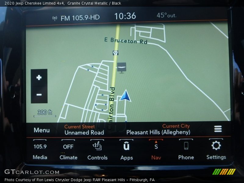 Granite Crystal Metallic / Black 2020 Jeep Cherokee Limited 4x4