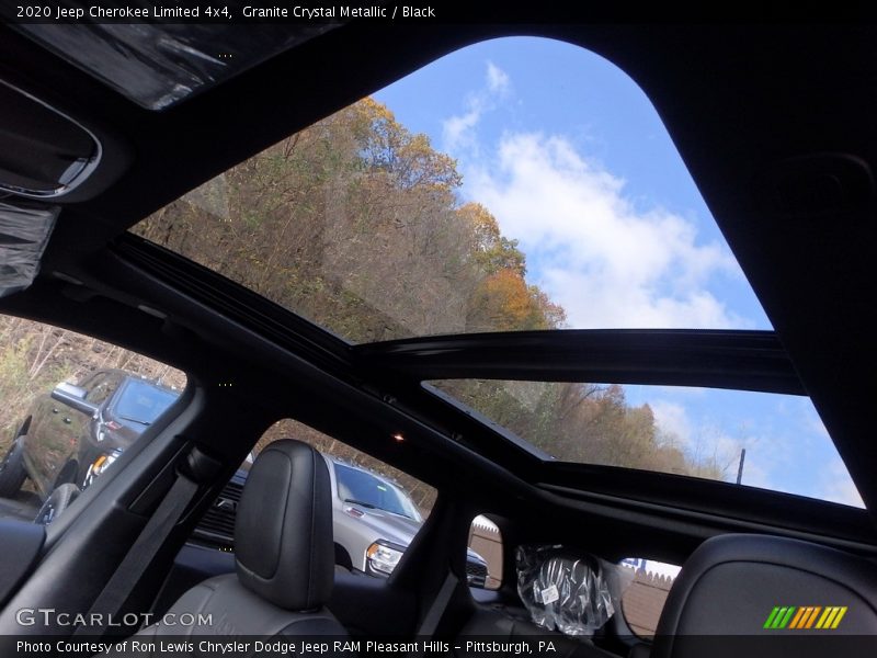 Granite Crystal Metallic / Black 2020 Jeep Cherokee Limited 4x4