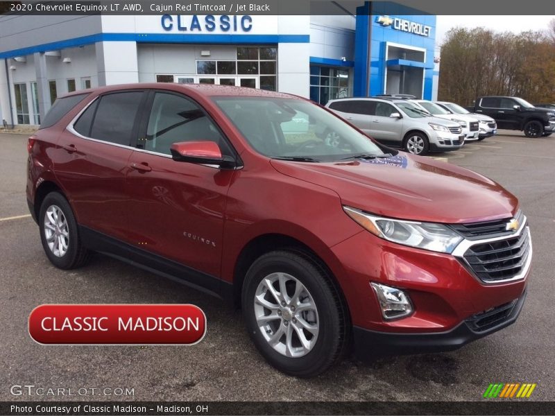 Cajun Red Tintcoat / Jet Black 2020 Chevrolet Equinox LT AWD