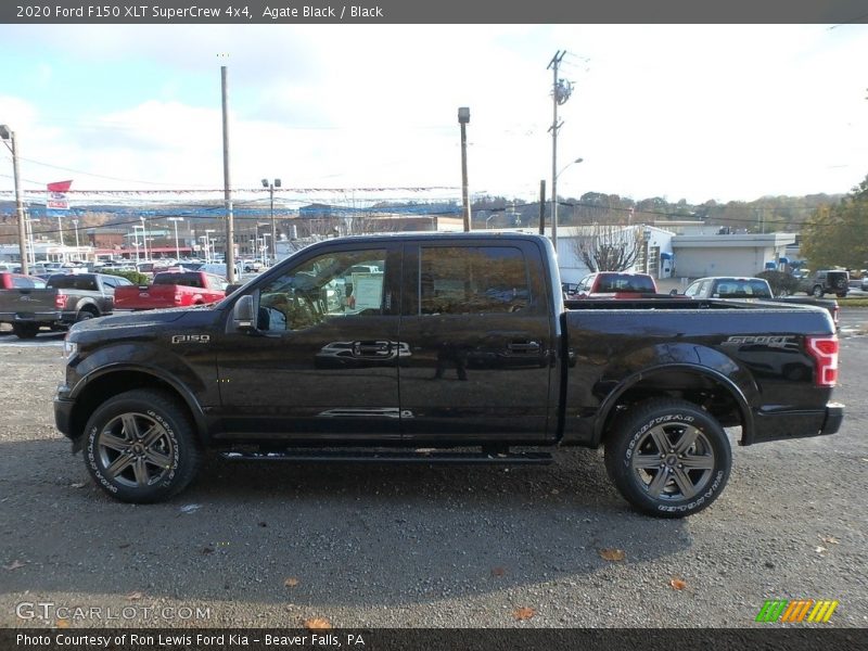 Agate Black / Black 2020 Ford F150 XLT SuperCrew 4x4