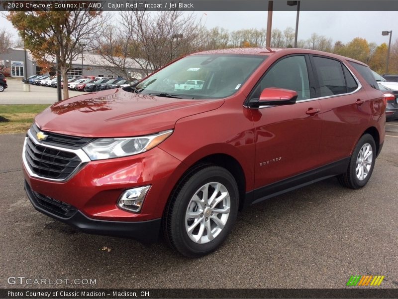 Cajun Red Tintcoat / Jet Black 2020 Chevrolet Equinox LT AWD