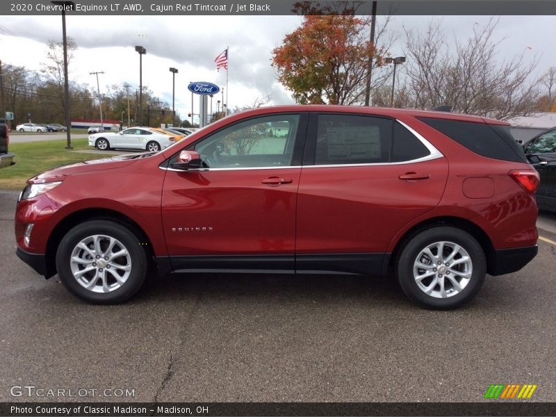 Cajun Red Tintcoat / Jet Black 2020 Chevrolet Equinox LT AWD