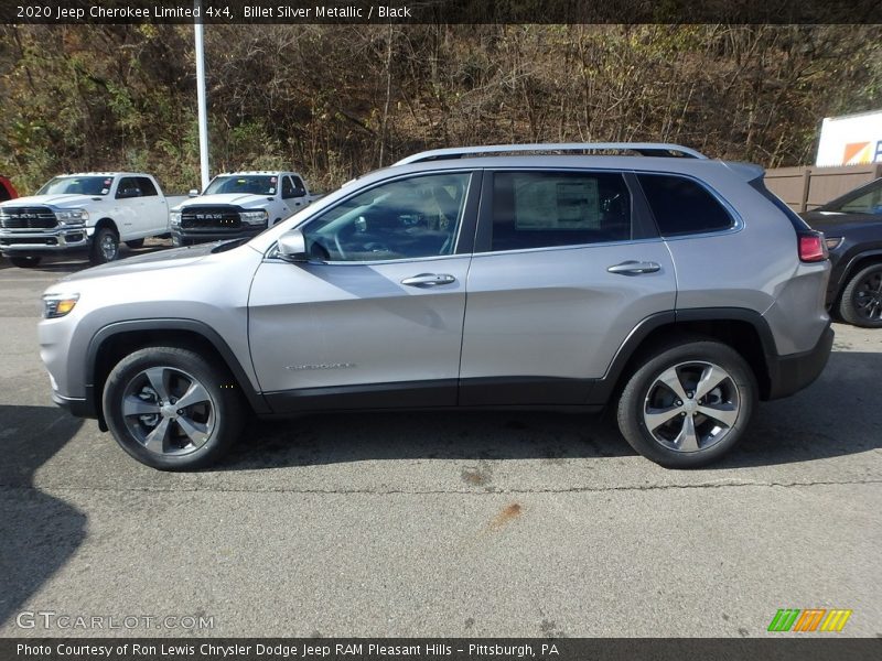 Billet Silver Metallic / Black 2020 Jeep Cherokee Limited 4x4