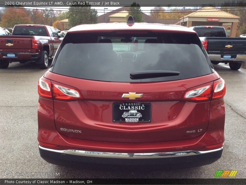 Cajun Red Tintcoat / Jet Black 2020 Chevrolet Equinox LT AWD