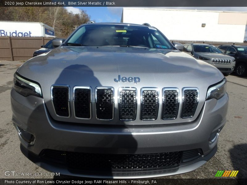 Billet Silver Metallic / Black 2020 Jeep Cherokee Limited 4x4