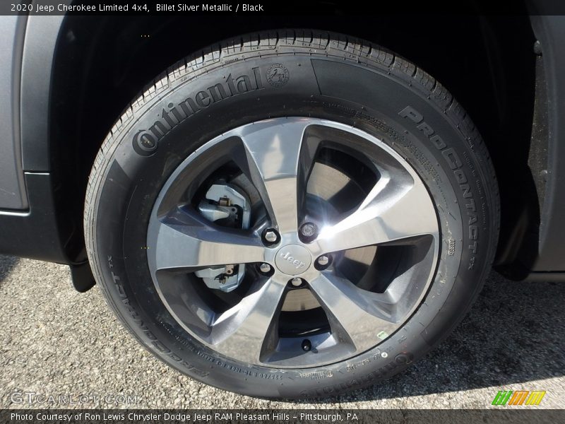 Billet Silver Metallic / Black 2020 Jeep Cherokee Limited 4x4