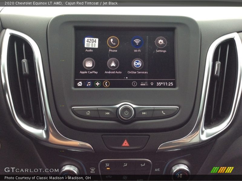 Cajun Red Tintcoat / Jet Black 2020 Chevrolet Equinox LT AWD