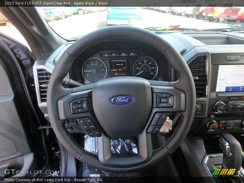 Agate Black / Black 2020 Ford F150 XLT SuperCrew 4x4