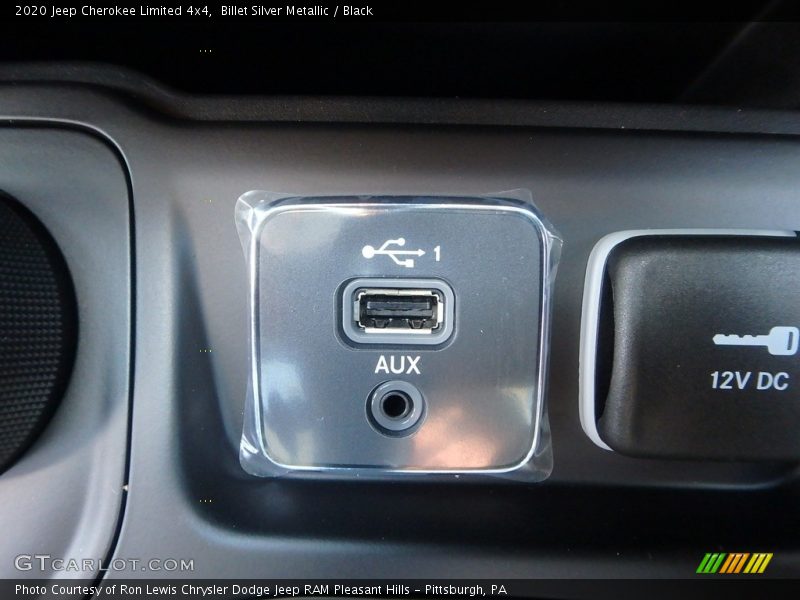 Billet Silver Metallic / Black 2020 Jeep Cherokee Limited 4x4
