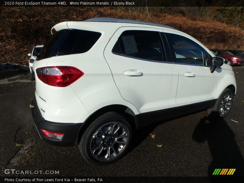 White Platinum Metallic / Ebony Black 2020 Ford EcoSport Titanium 4WD