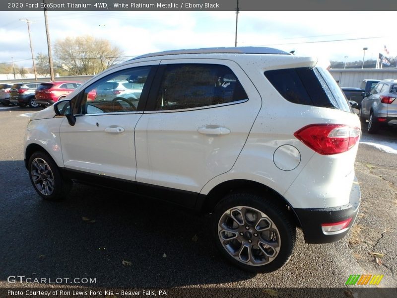White Platinum Metallic / Ebony Black 2020 Ford EcoSport Titanium 4WD